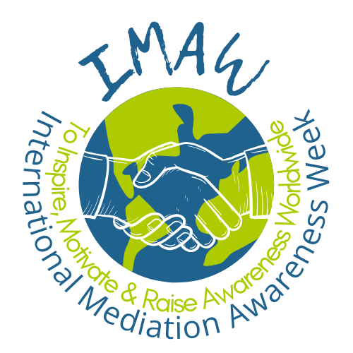 Colour logo for International Mediation Awareness Week